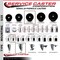 Service Caster 4'' Phenolic Swivel 7/8'' Expand Stem Caster Set 2 Total Lock Brakes, 4PK SCC-EXTTL20S414-PHS-2-S-2-78 - alternate 4